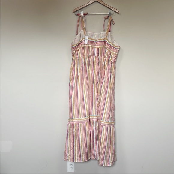 Lane Bryant Multicolor Striped Maxi Dress NWT - Picture 5 of 6